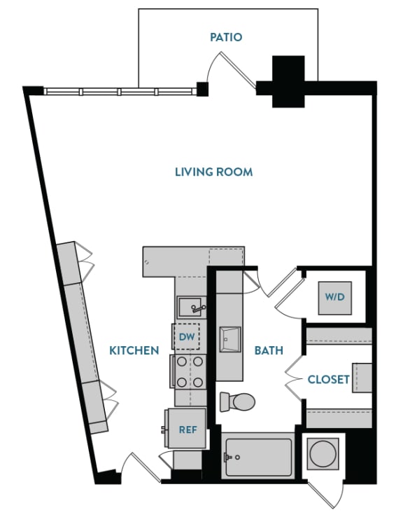 Floor Plans of The Hamilton in Dallas, TX